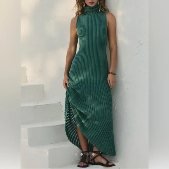 Free People Green Maxi Dress - Picture 3 of 6